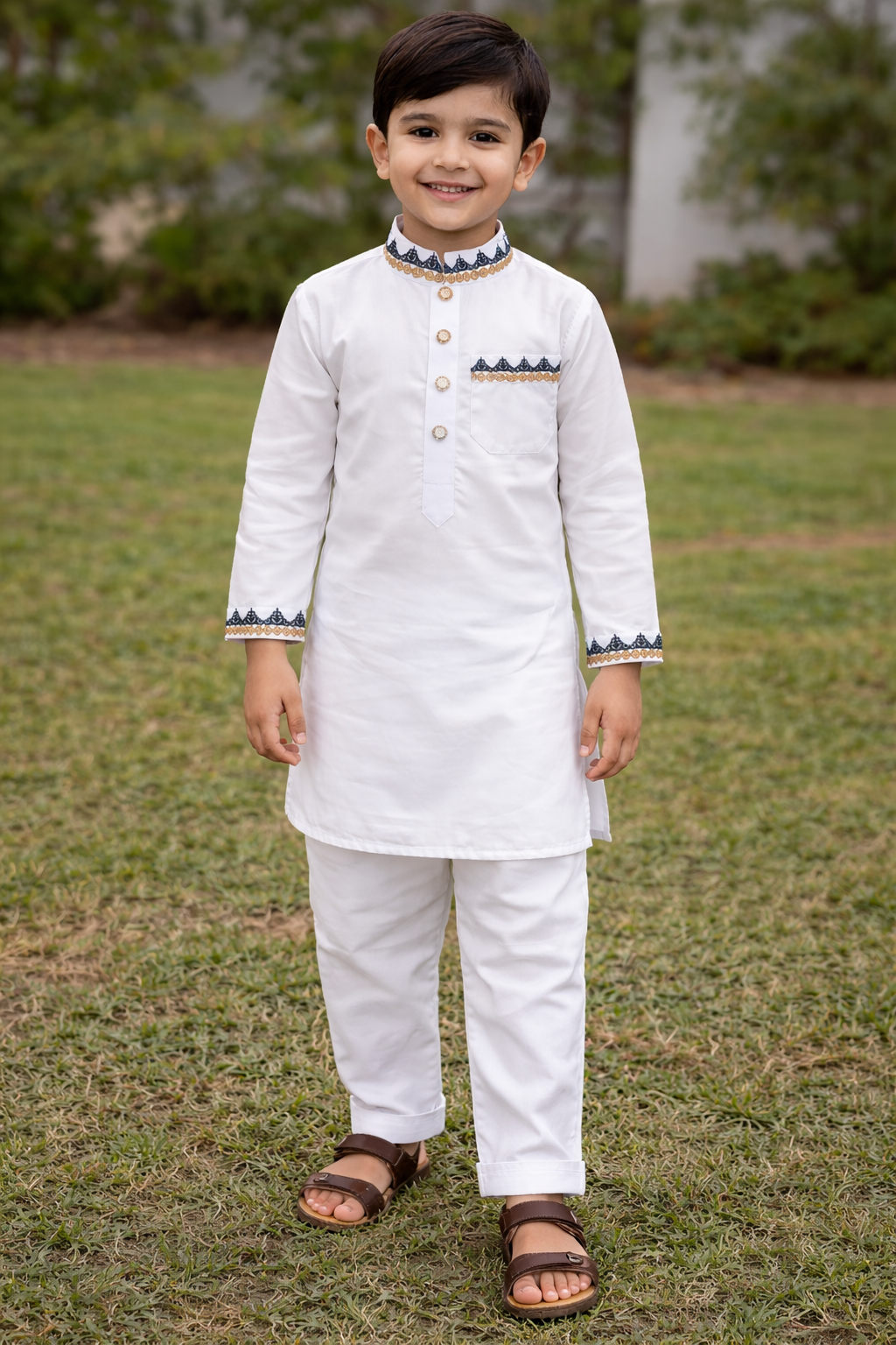 Classic White Kurta Pajama